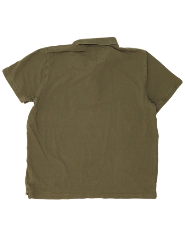 Męska koszulka polo Crew Clothing 2XL, bawełna khaki