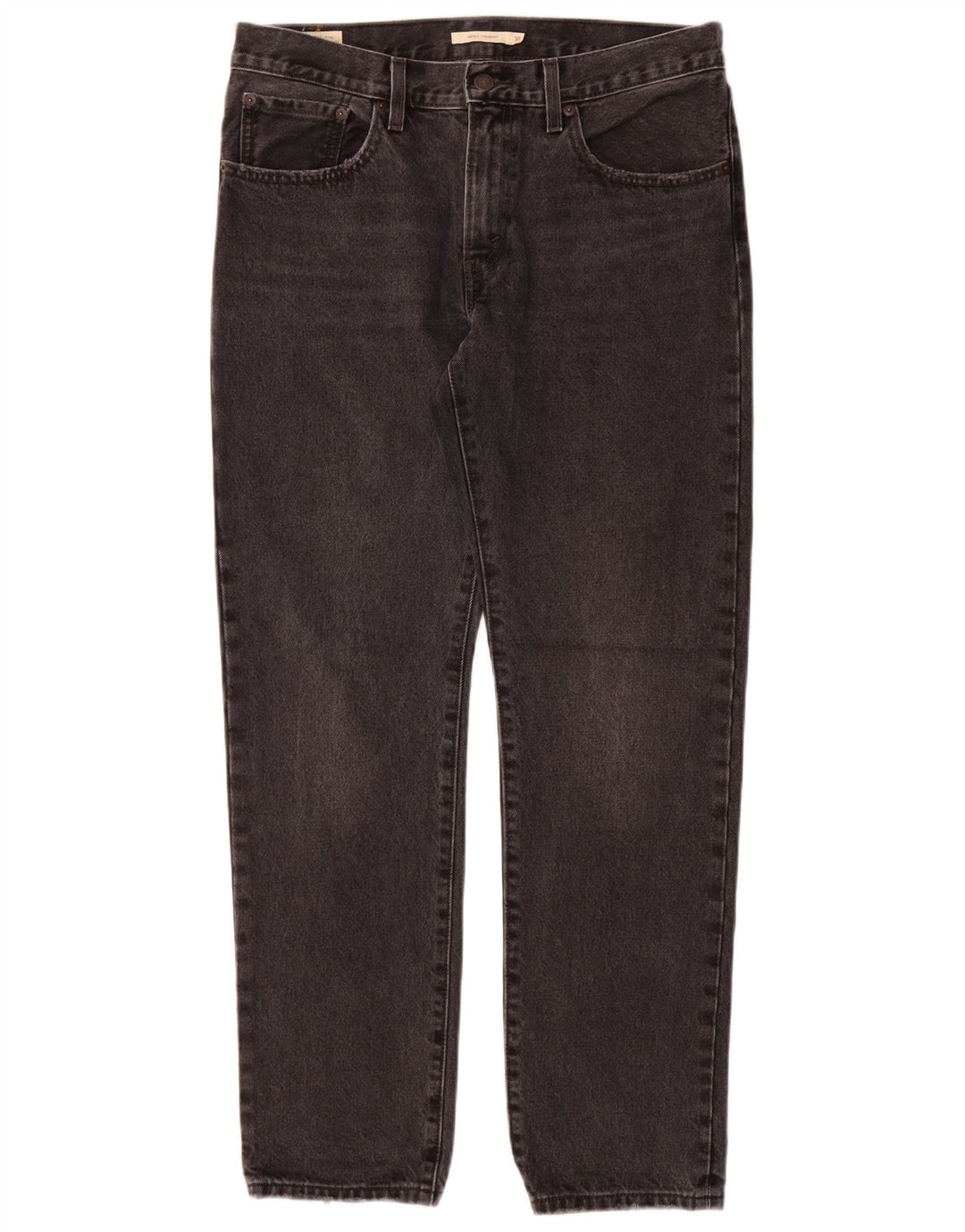 Damskie proste dżinsy LEVI'S ze średnim stanem W30 L31, szara bawełna