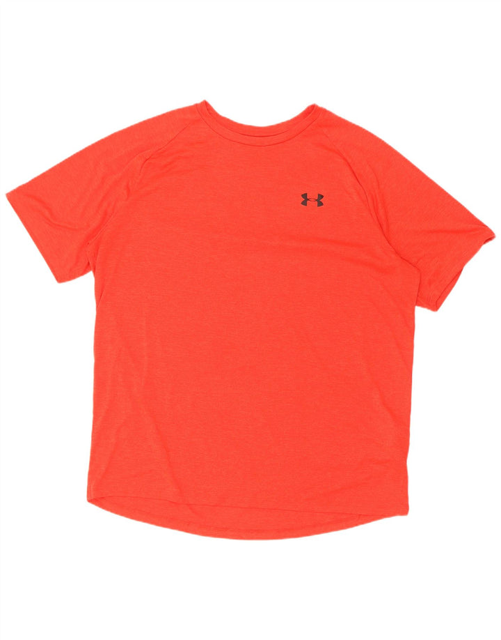 Męska koszulka t-shirt Under Armour Heat Gear, rozmiar XL, czerwony, poliester