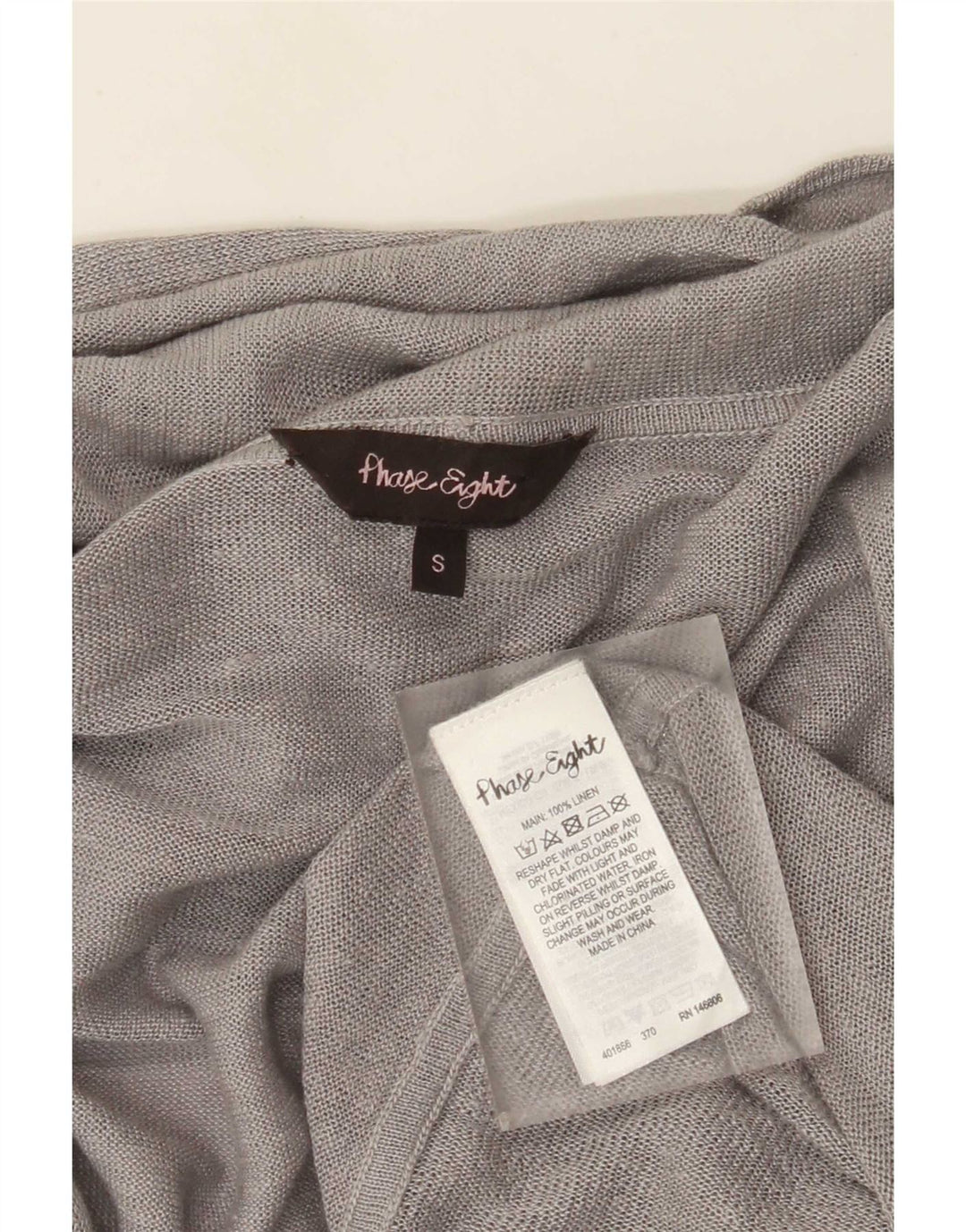 Damski sweter oversize z długim rękawem Phase Eight, UK 10, mały, szary