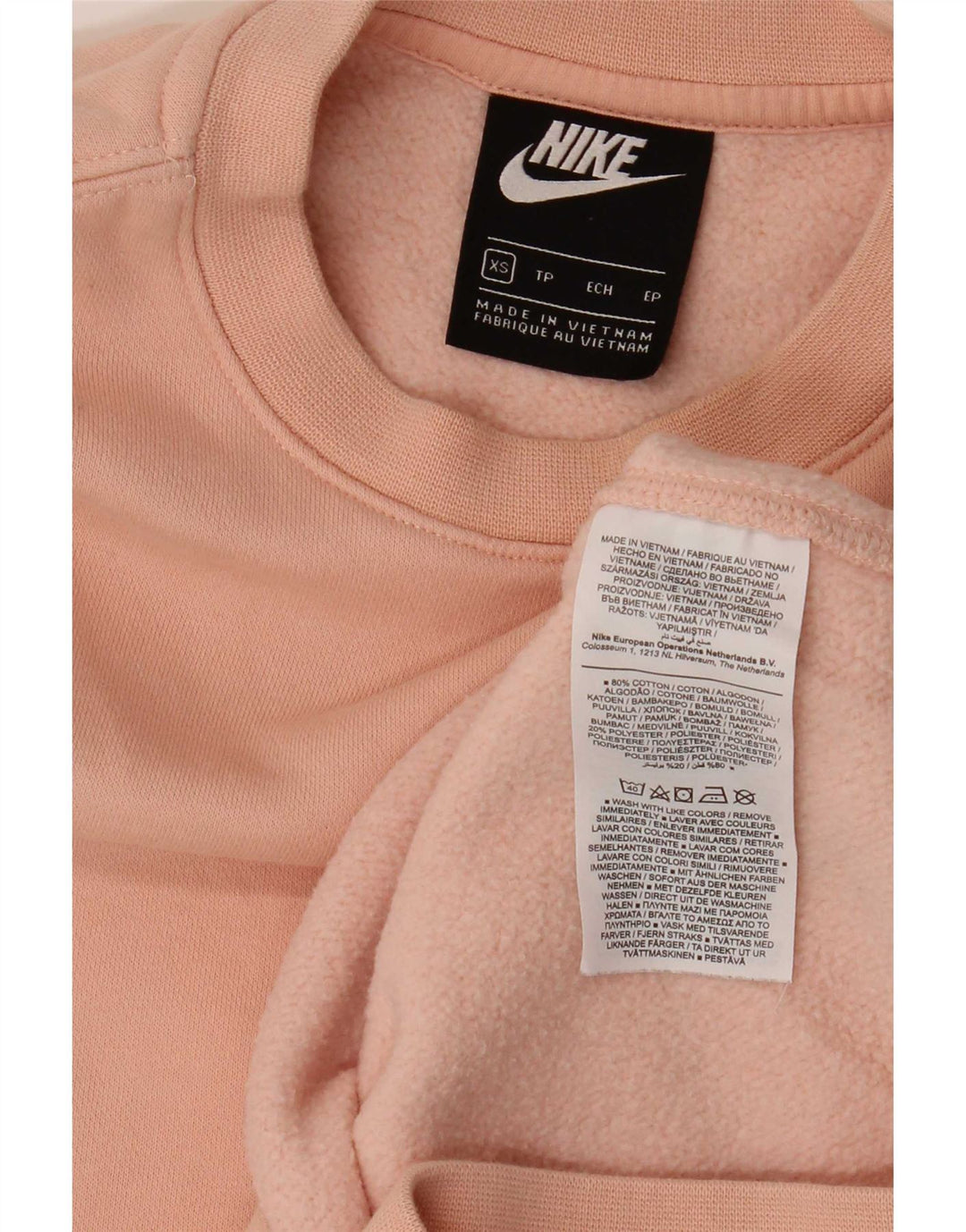 Męska bluza dresowa Nike XS, różowa, bawełniana