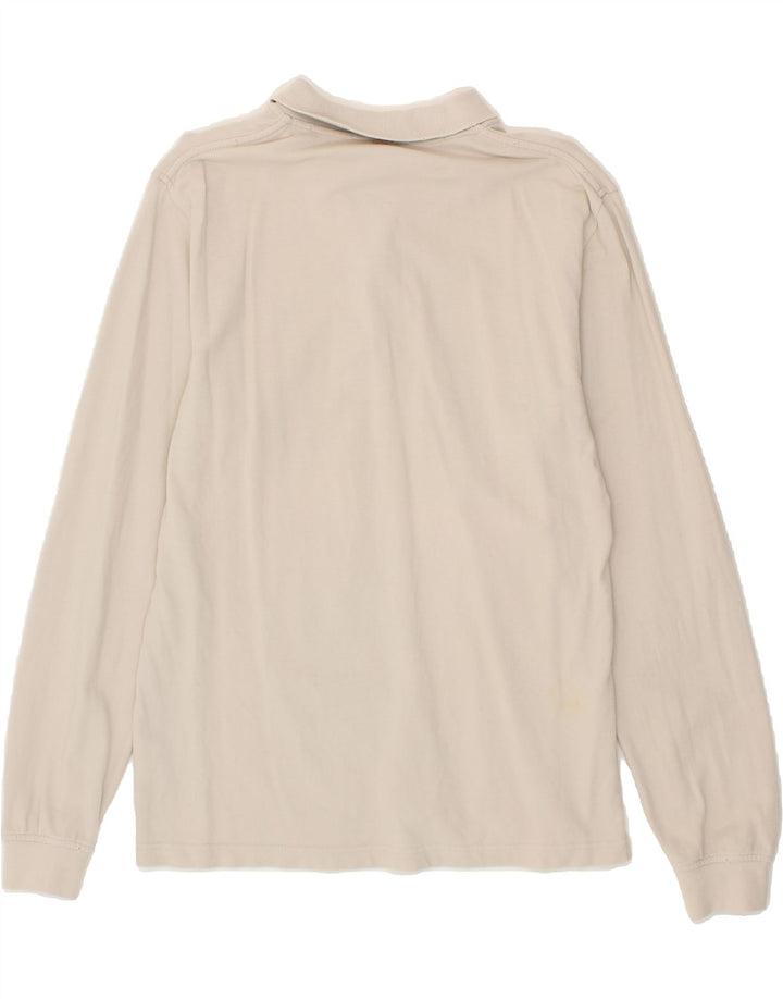 SUN68 Mens Long Sleeve Polo Shirt Large Grey Cotton Vintage Sun68 and Second-Hand Sun68 from Messina Hembry 