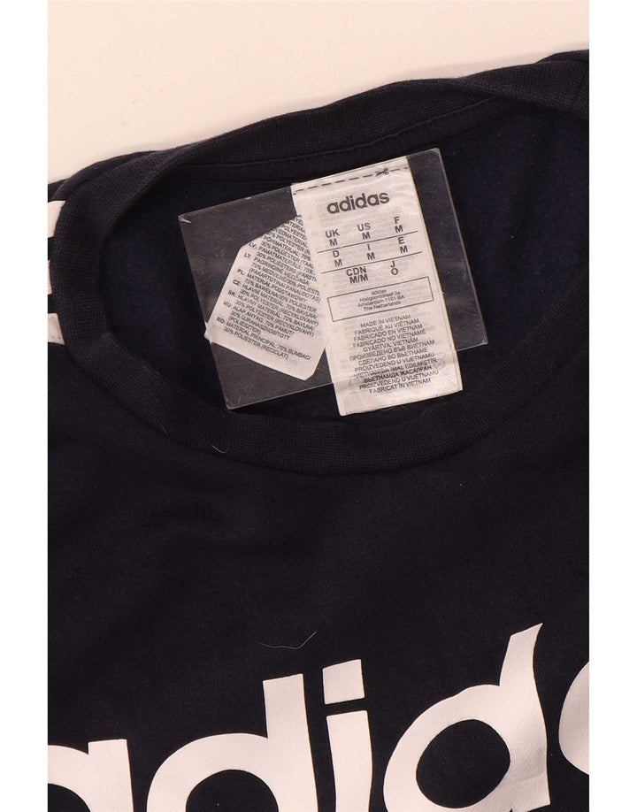 Adidas Męska bluza sweterkowa, średni granatowy poliester