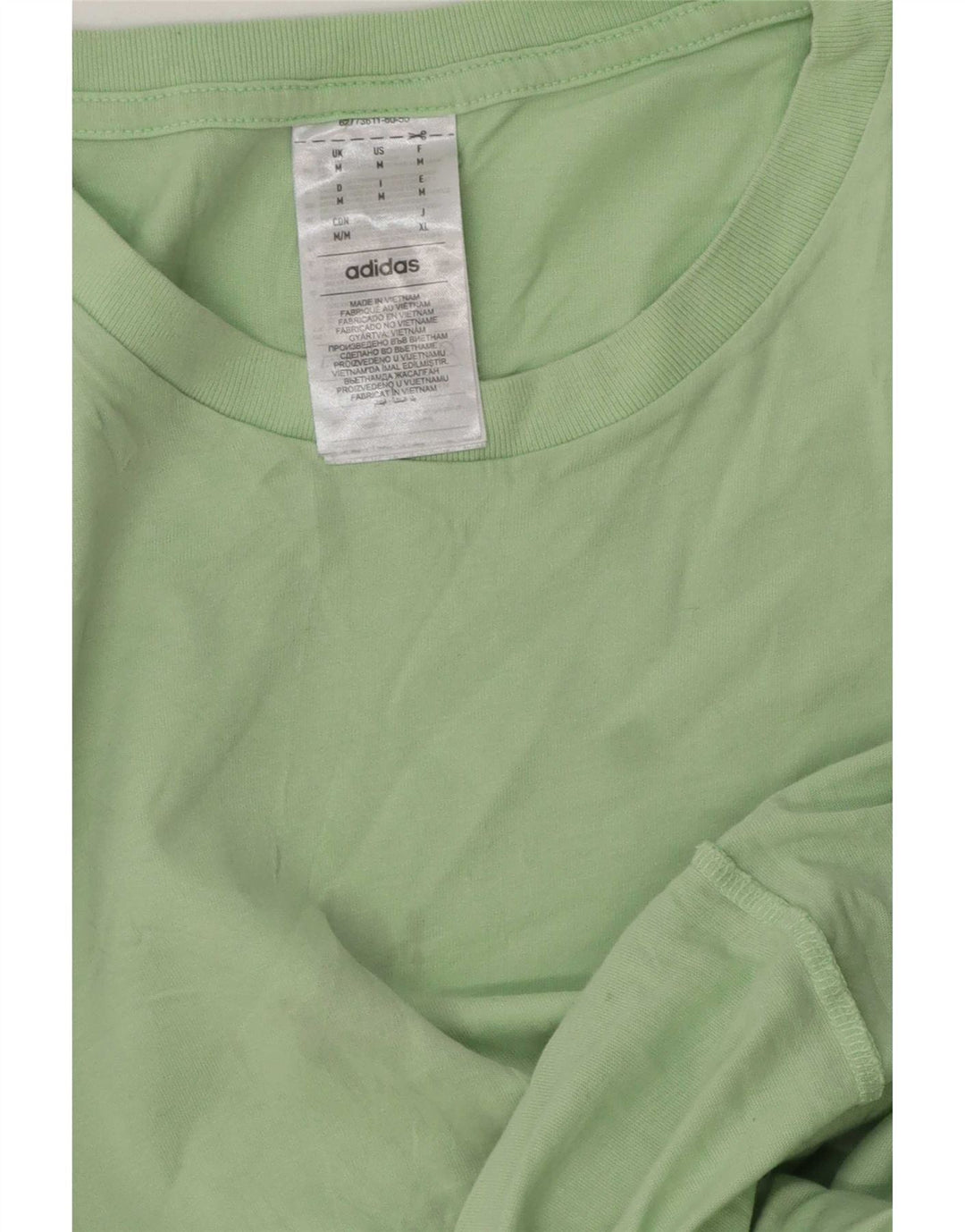 Adidas Męski T-shirt Top Średni Zielony Bawełna