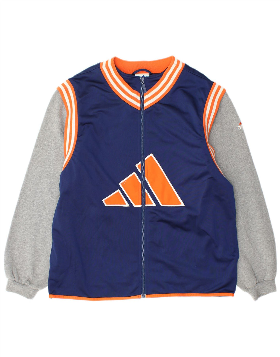 Adidas Męska bluza dresowa Top Jacket UK 40/42 Średni granatowy kolor blokowy