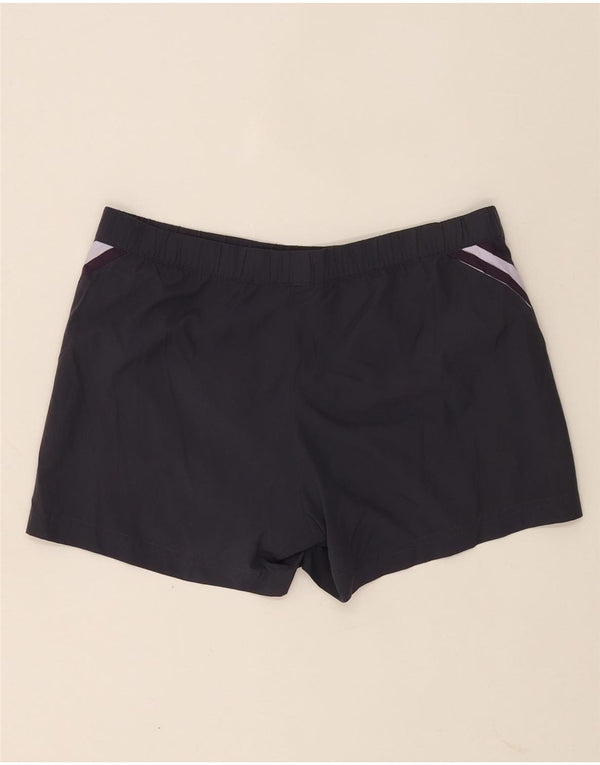 Spodenki sportowe Adidas damskie Clima 365 UK 10, małe, granatowe, z blokami kolorów