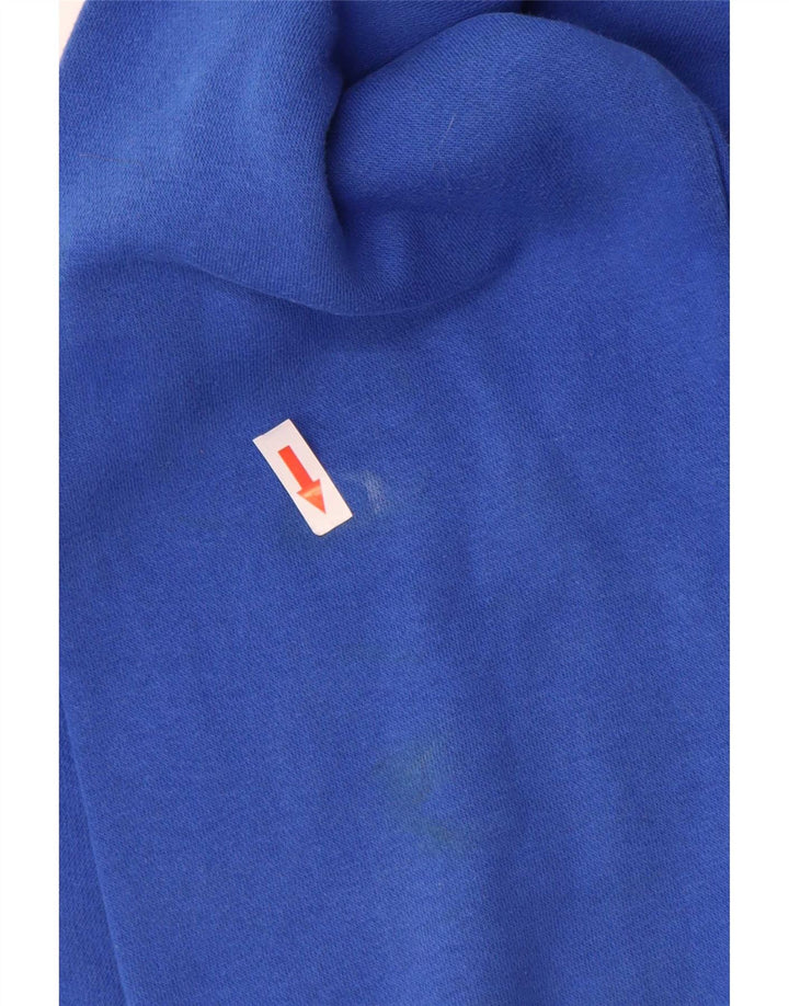 Męska bluza z kapturem Nike, średnia niebieska, bawełniana