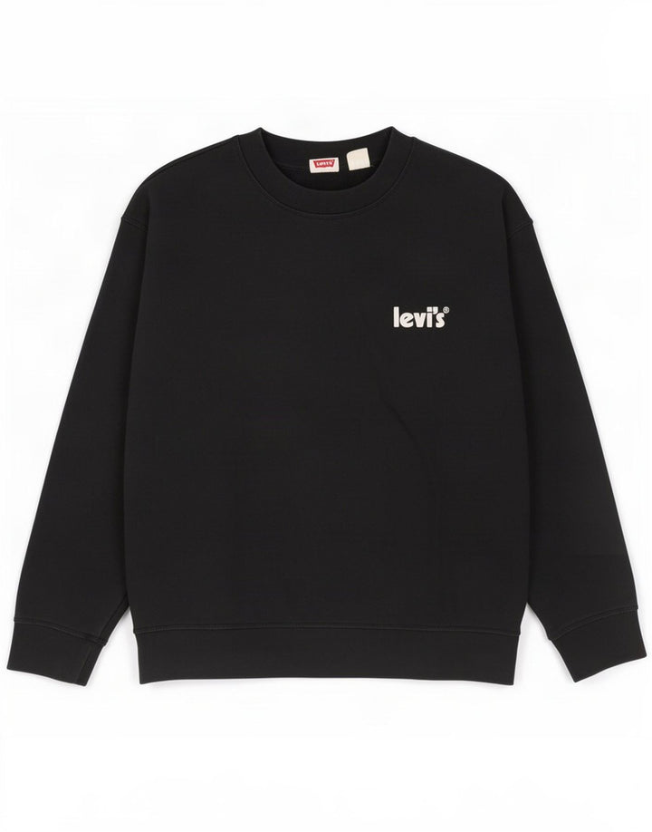 Męski sweter Levi's, duży, czarny, bawełniany