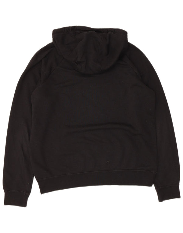 Damski sweter oversize z kapturem Nike UK 10, mały, czarny, bawełniany