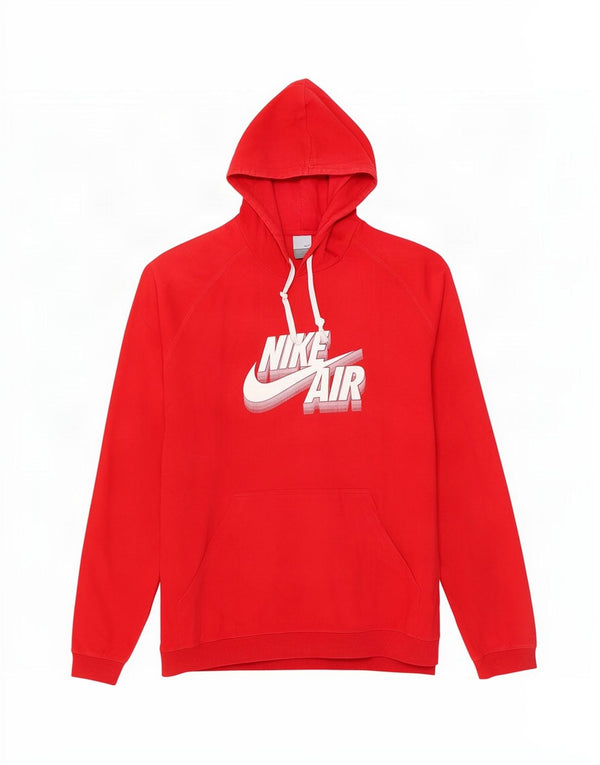 Męski sweter z kapturem Nike Graphic UK 45/47 XL, czerwony, bawełniany
