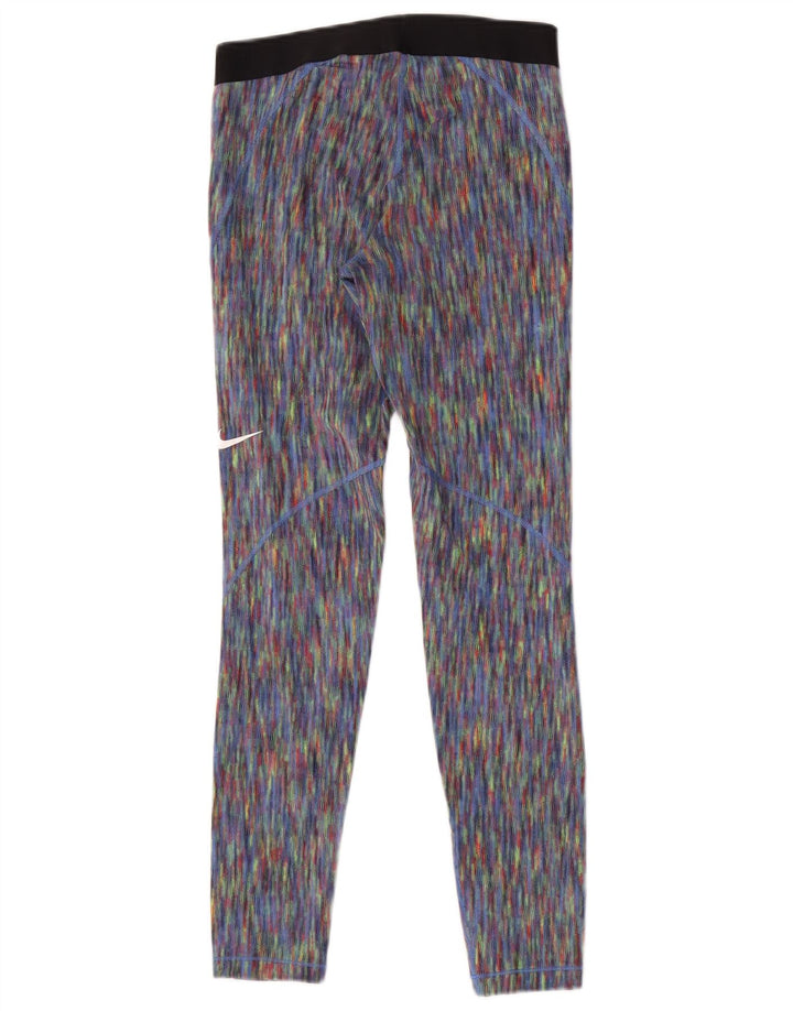 Legginsy damskie Nike UK 12, średni, wielokolorowy poliester