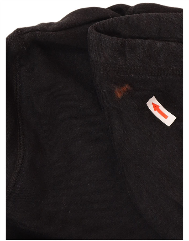 Męski sweter z kapturem Jack Wills, duży, czarny, bawełniany