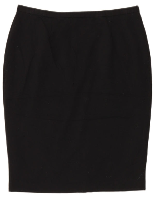 Marks & Spencer Damska spódnica ołówkowa UK 14 Large W32 Czarny poliester