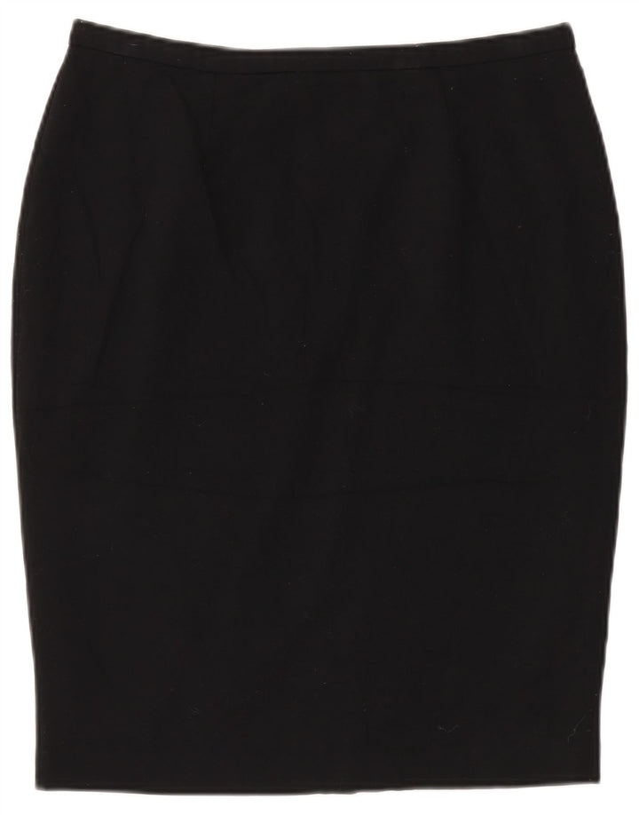 Marks & Spencer Damska spódnica ołówkowa UK 14 Large W32 Czarny poliester