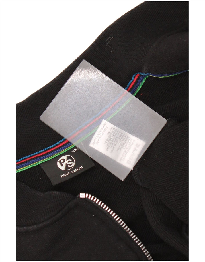 Damska kurtka dresowa Paul Smith UK 20 2XL czarna bawełna