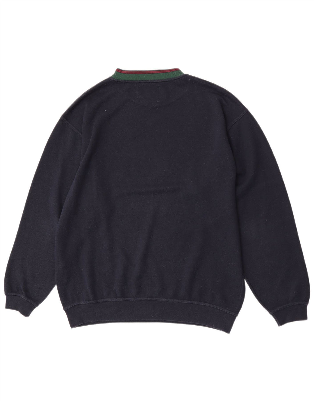 Męska bluza z grafiką w stylu vintage o regularnym kroju, duża, granatowa, bawełniana