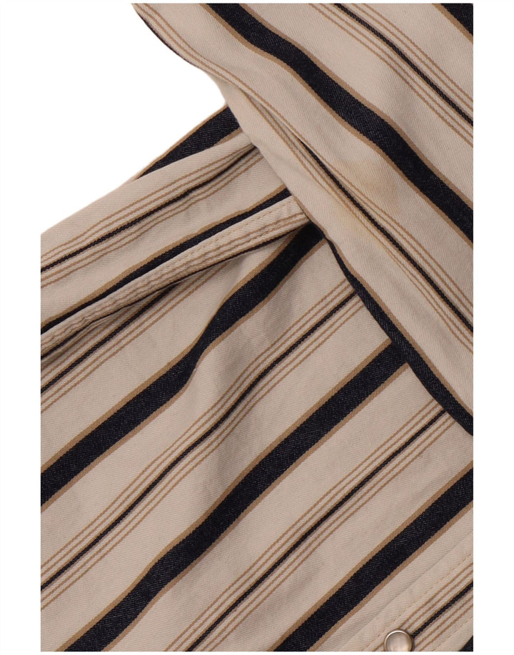 Męska koszula flanelowa LEVI'S w małe białe paski