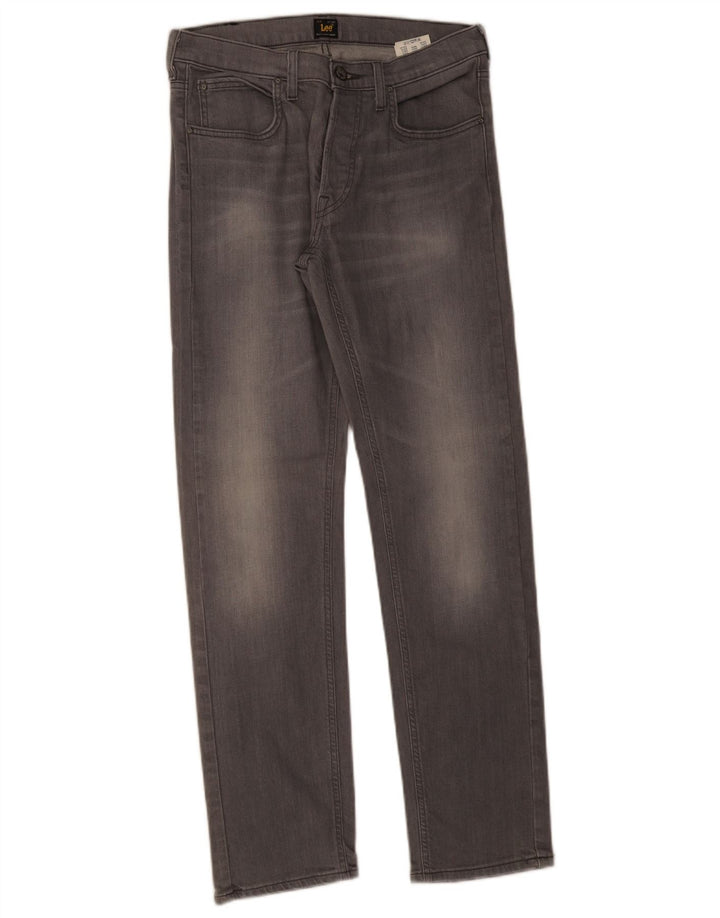 Męskie jeansy Lee Daren Straight W31 L32, szare, bawełniane