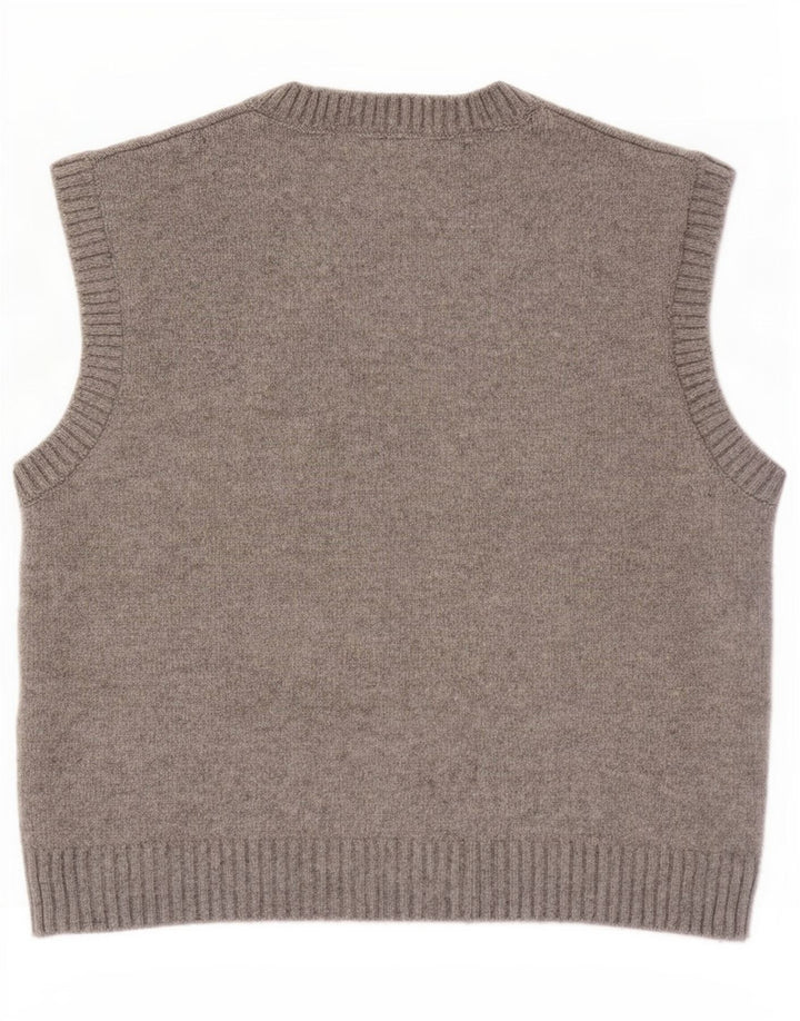 Damski podkoszulek Zara Crop Vest UK 14, średni szary poliester