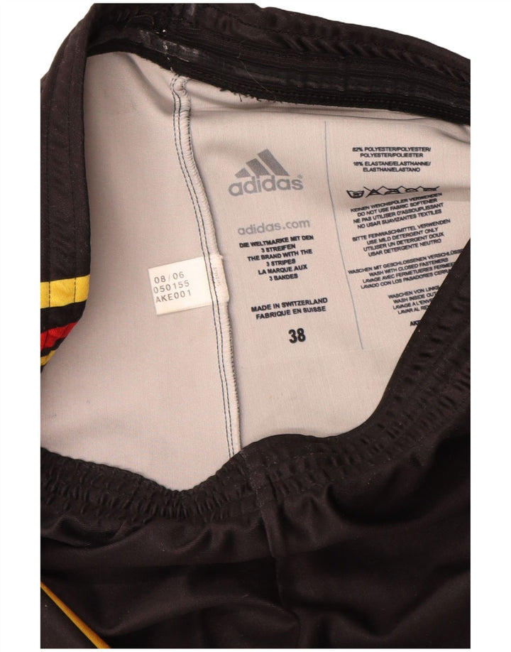 Damskie spodnie dresowe Adidas Wurth Graphic EU 38, średnie czarne paski