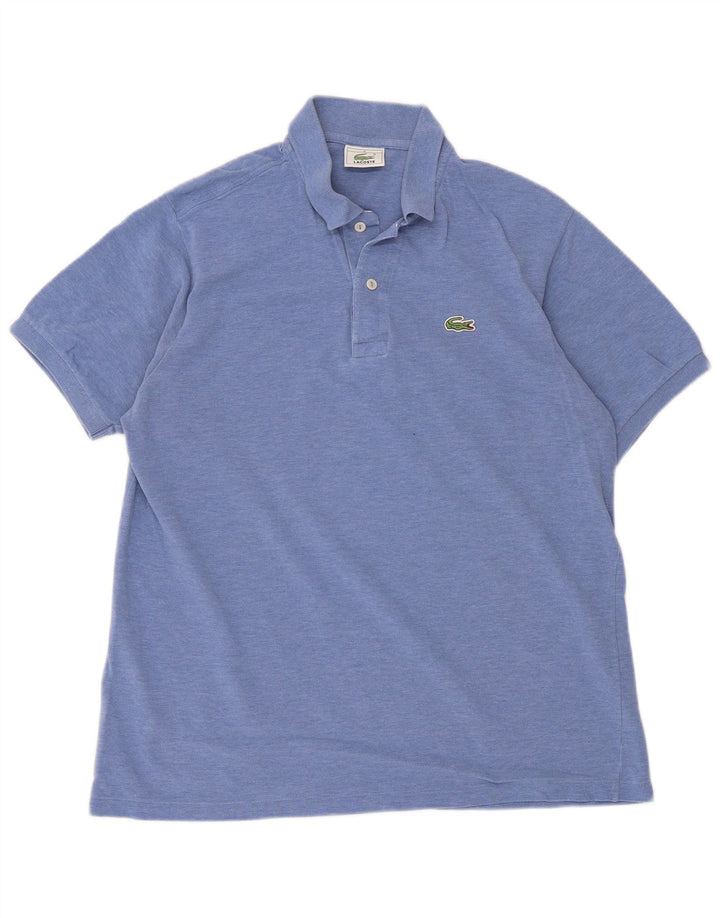 Męska koszulka polo Lacoste, rozmiar 5, duża, niebieska, bawełniana