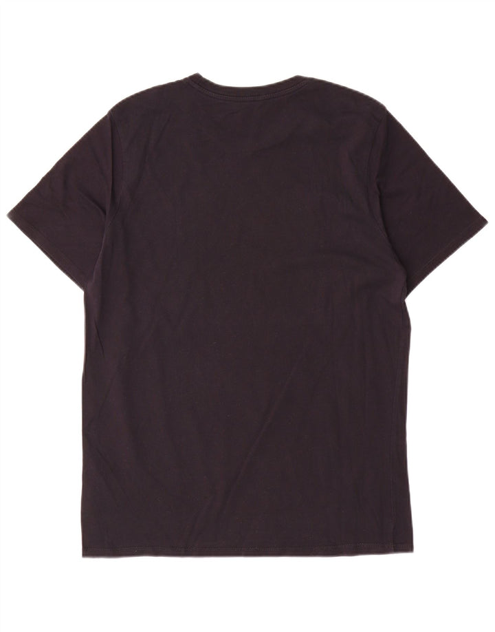 Męski T-shirt Nike o sportowym kroju z grafiką, średni czarny, bawełniany