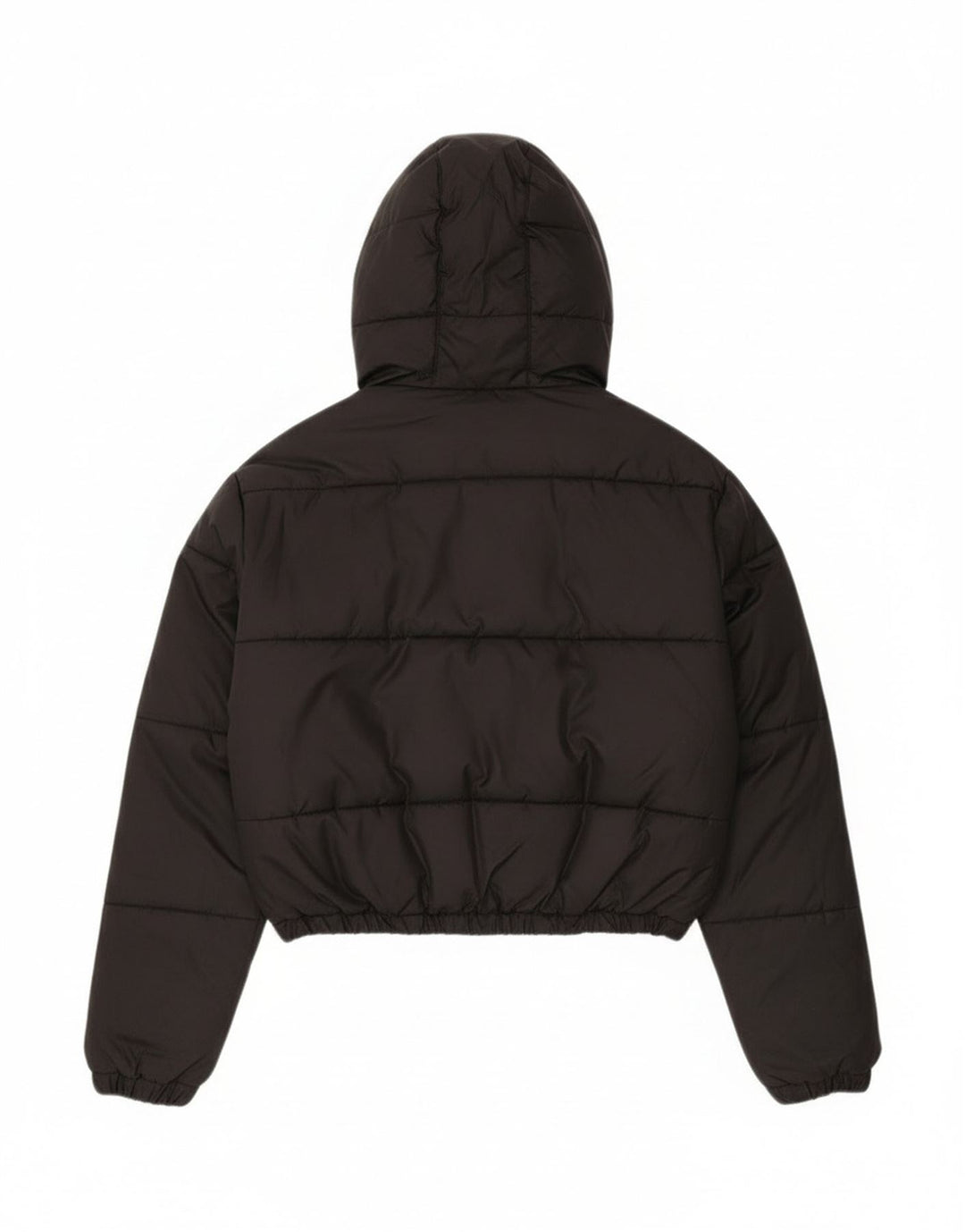 Damska, oversize'owa, wyściełana kurtka z kapturem Ellesse UK 6 XS, czarna, poliester