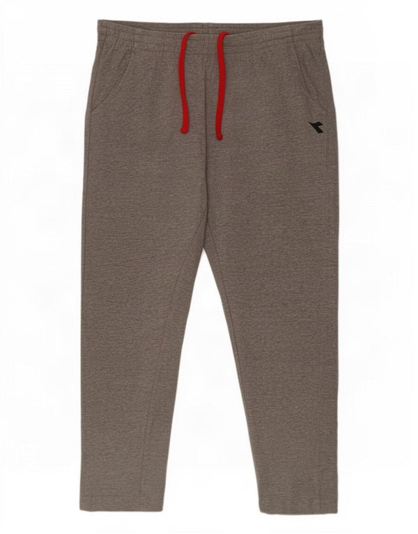 Damskie spodnie dresowe Diadora UK 20 2XL Szara bawełna