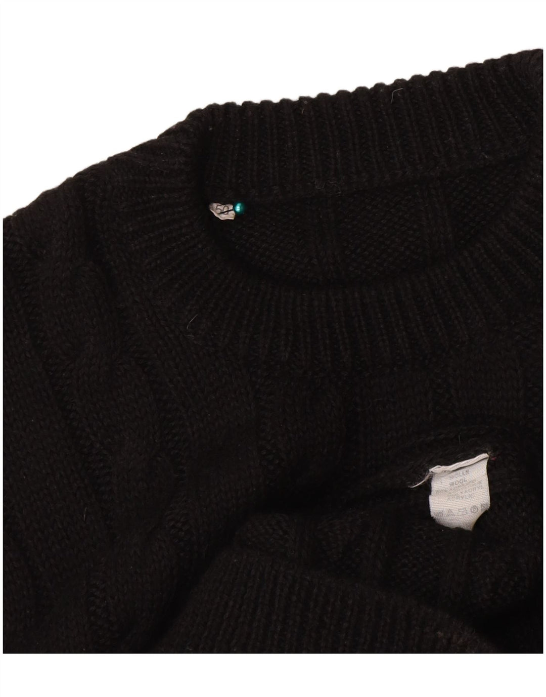 Sukienka damska w stylu vintage IT 50 XL, czarna wełna