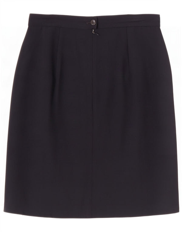 Damska spódnica ołówkowa Emporio Armani IT 46 Large W32 Granatowa wiskoza