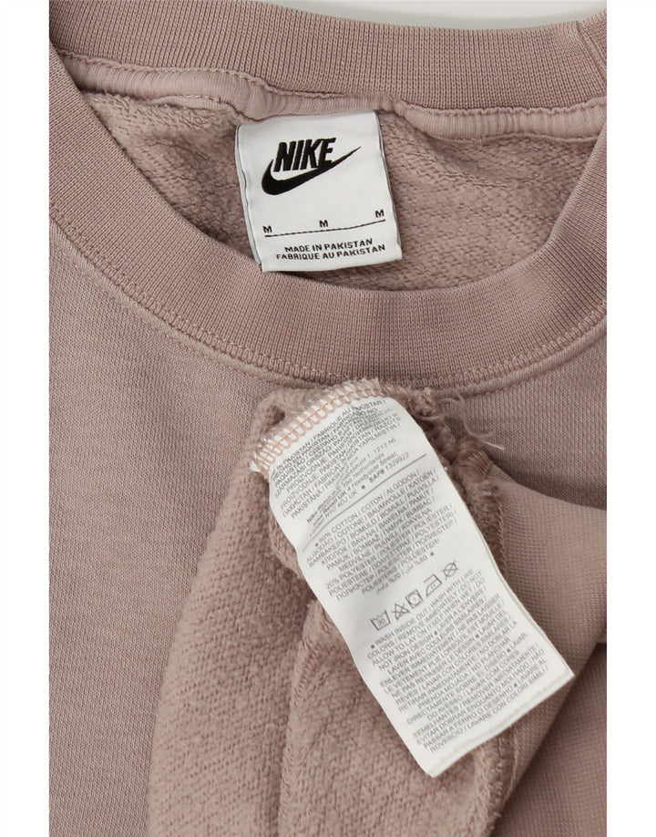 Damska bluza dresowa Nike Crop Oversize UK 14, średnia różowa bawełna