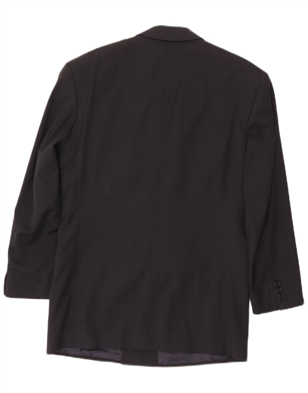 Męska marynarka dwurzędowa Hugo Boss UK 40, duża czarna wełna