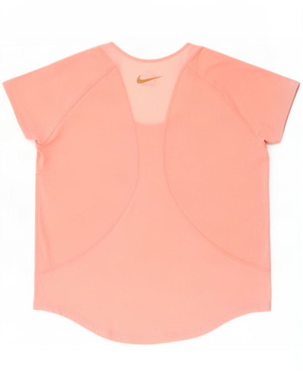Damska koszulka Nike Dri Fit Graphic Top UK 14 Średni róż