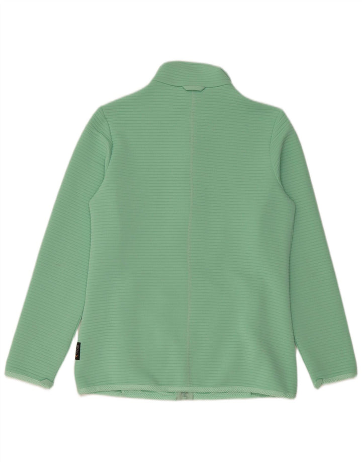 Damska kurtka dresowa JACK WOLFSKIN UK 10, mała, zielona, poliestrowa
