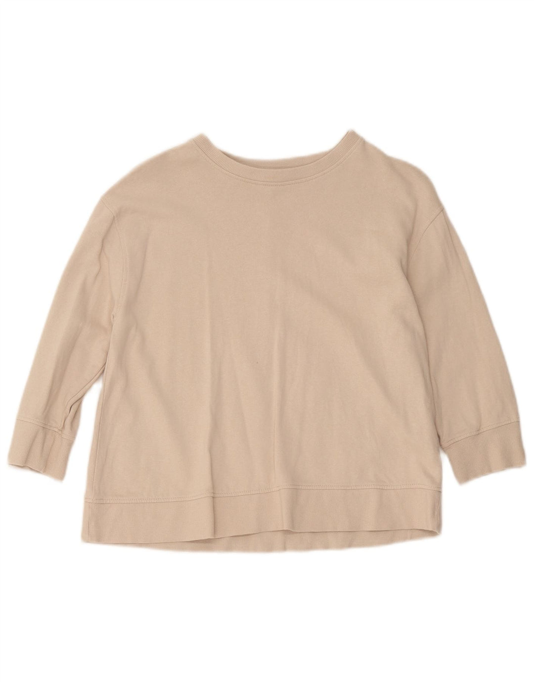 Damski sweter Zara z rękawem 3/4, UK 10, mały beż