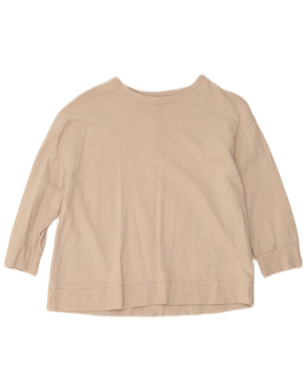 Damski sweter Zara z rękawem 3/4, UK 10, mały beż