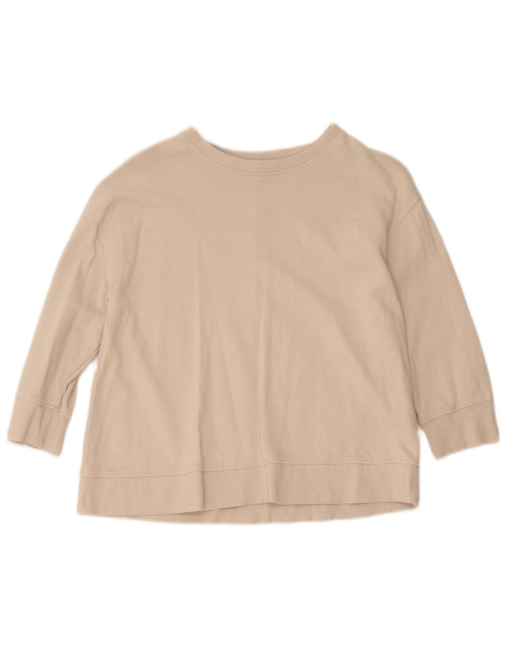 Damski sweter Zara z rękawem 3/4, UK 10, mały beż