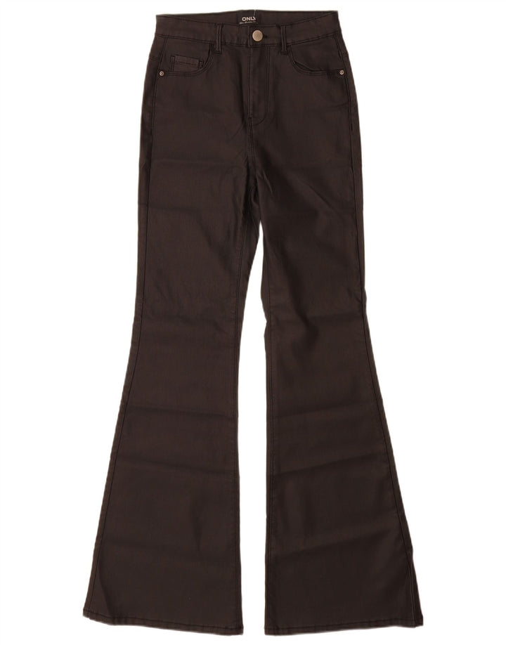 Tylko damskie spodnie typu casual, małe, w26, l30, czarna wiskoza