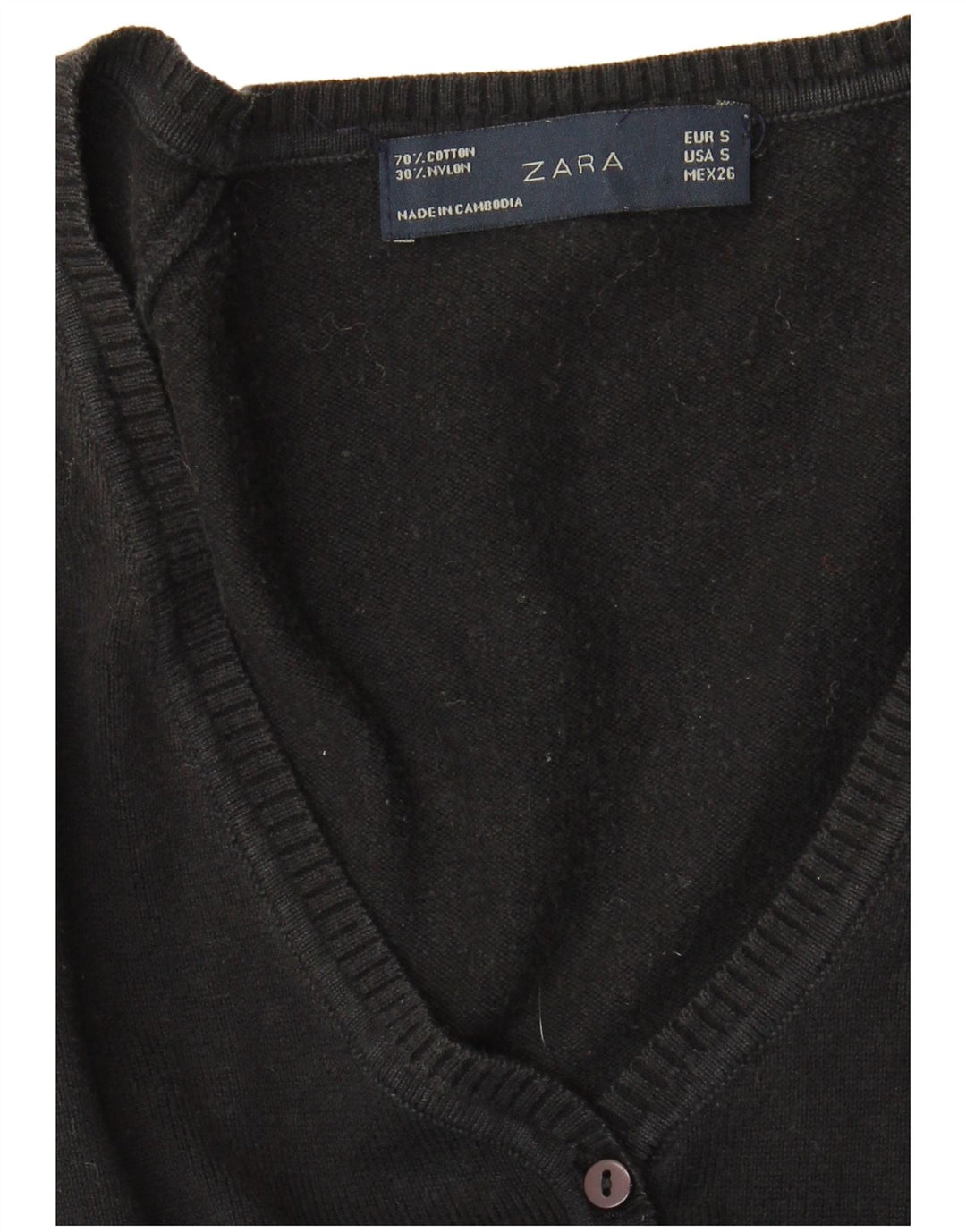 Sweter damski Zara Cardigan UK 10 Small Black