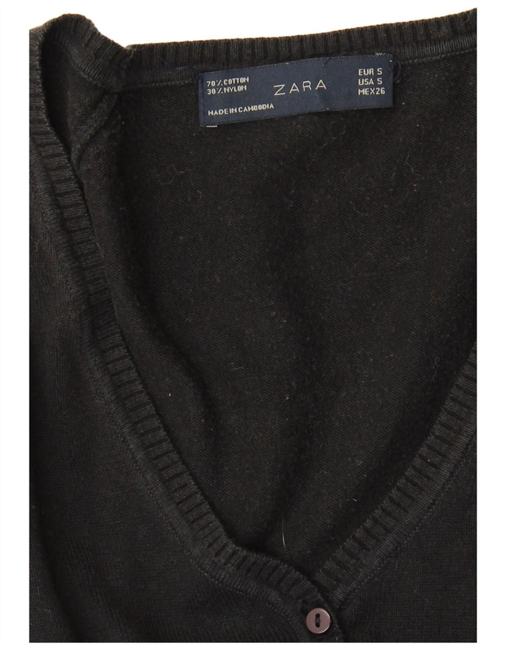 Sweter damski Zara Cardigan UK 10 Small Black
