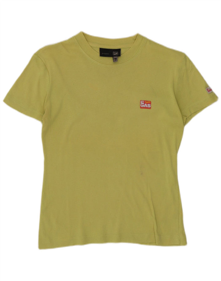 T-shirt damski Gas Top UK 12 Średni zielony bawełniany