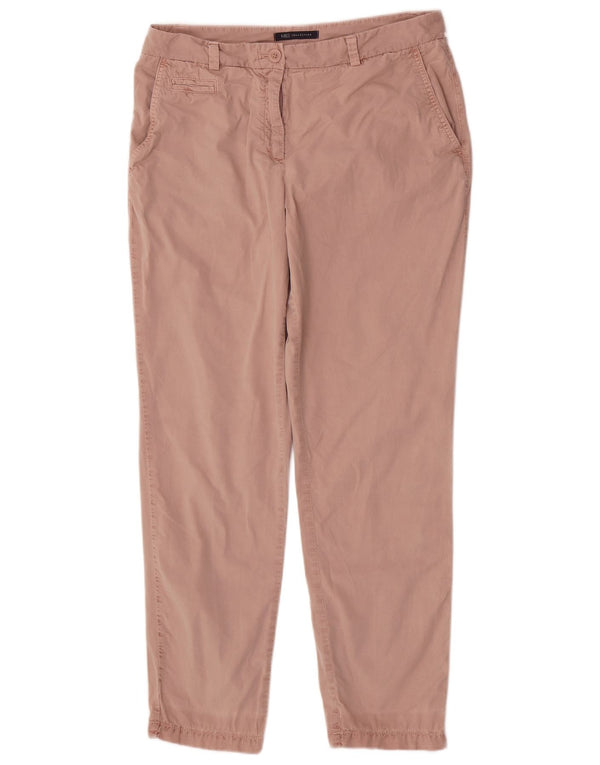Marks & Spencer Damskie zwężane spodnie Chino UK 12 Medium W30 L28 Różowe