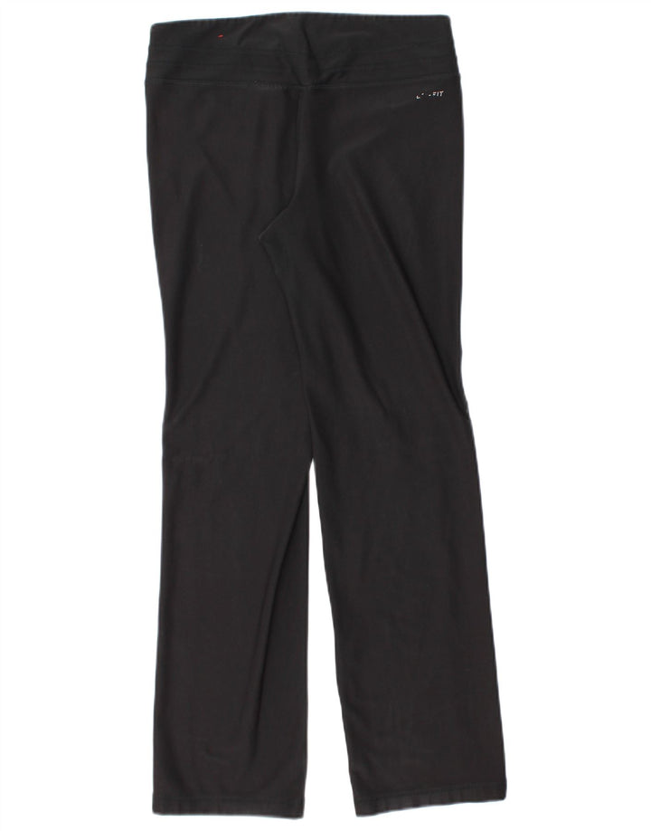 Damskie spodnie dresowe Nike Dri Fit UK 10, małe, czarne, poliestrowe