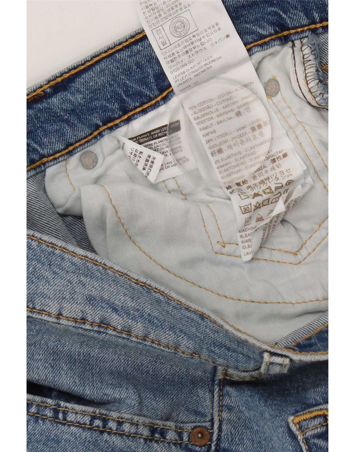 Męskie jeansy Levi's 514 Straight W32 L32 Niebieskie bawełniane