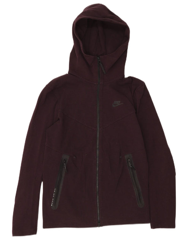 Męski sweter z kapturem i zamkiem Nike XS, bordowa bawełna