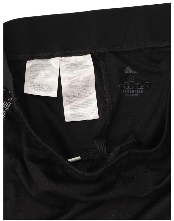 Damskie spodnie dresowe Adidas Aeroready UK 8, małe, czarne, poliestrowe