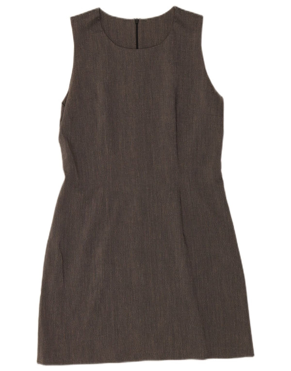 Damska sukienka bez rękawów w stylu vintage IT 42 Średnioszara wiskoza