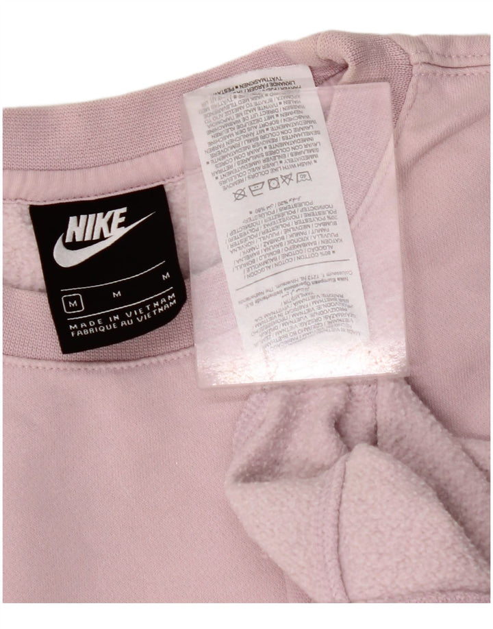 Damski sweter oversize NIKE UK 14, średni fiolet, bawełna