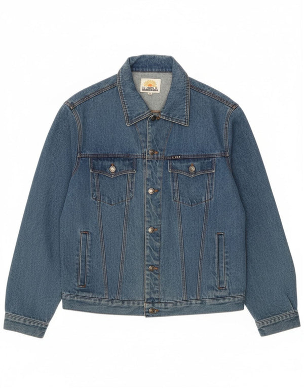 Vintage męska kurtka dżinsowa UK 42 XL niebieska bawełniana klasyczna
