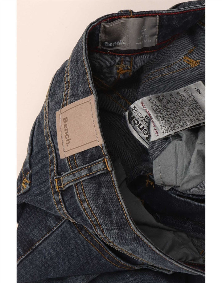 Damskie jeansy skinny Bench W28 L32 Granatowa bawełna